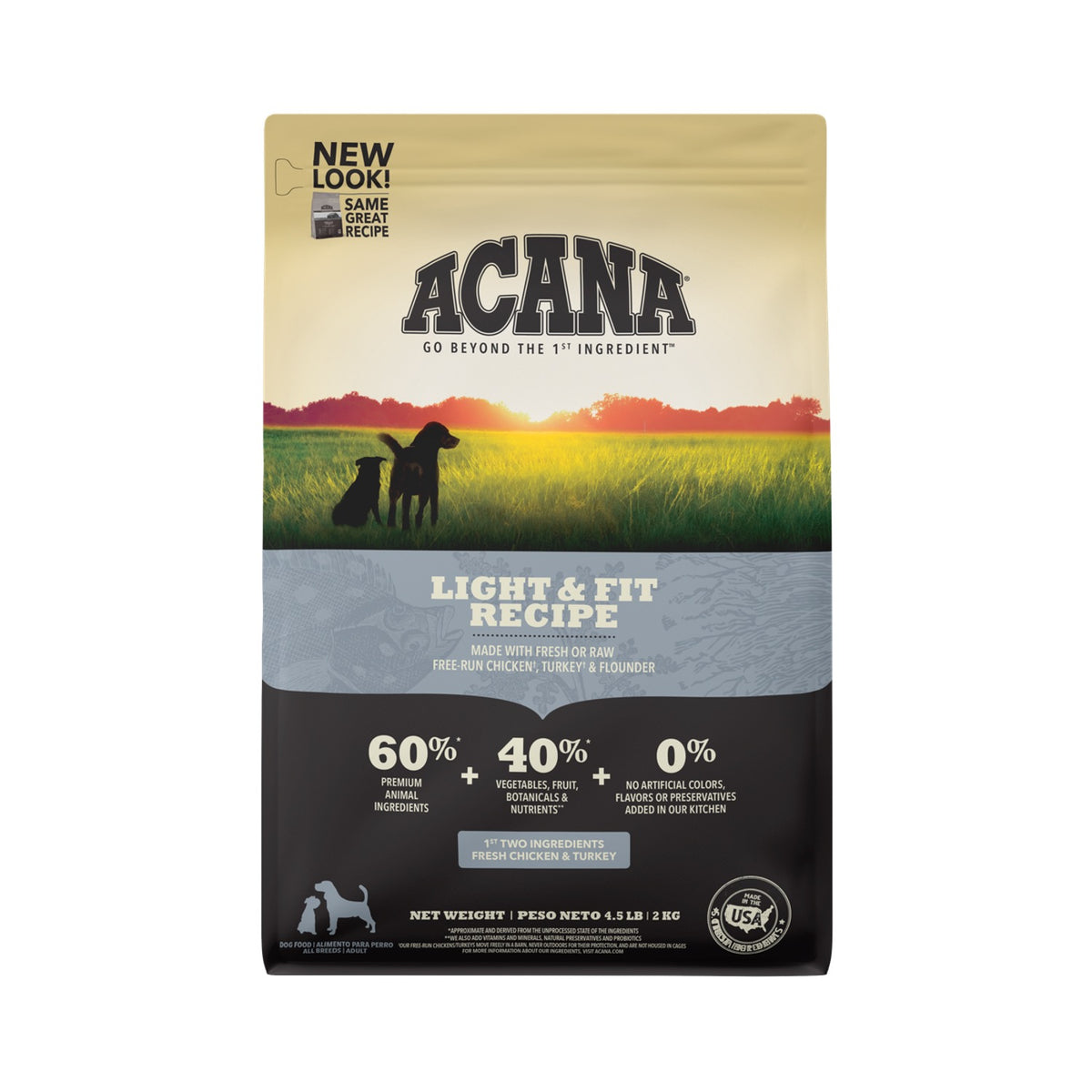 ACANA LIGHT & FIT. 2 KILOS.