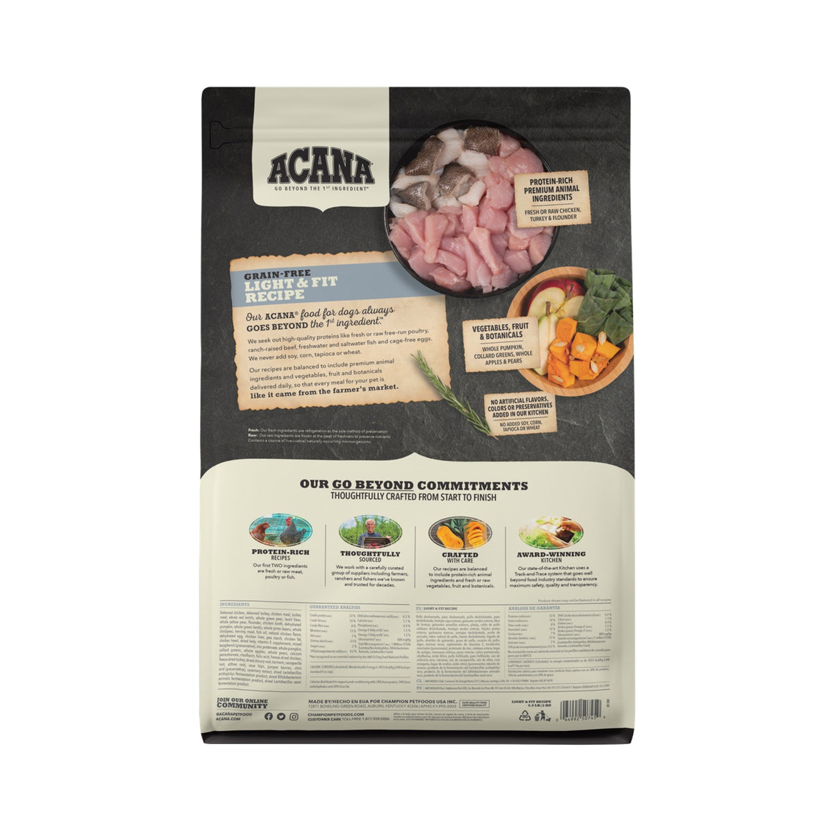 ACANA LIGHT & FIT. 2 KILOS.