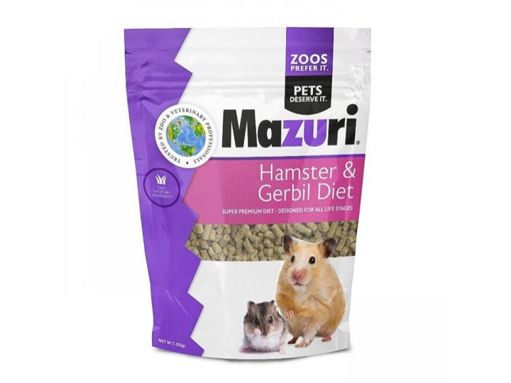 Mazuri, Hamster & Gerbil Diet, 350gr.