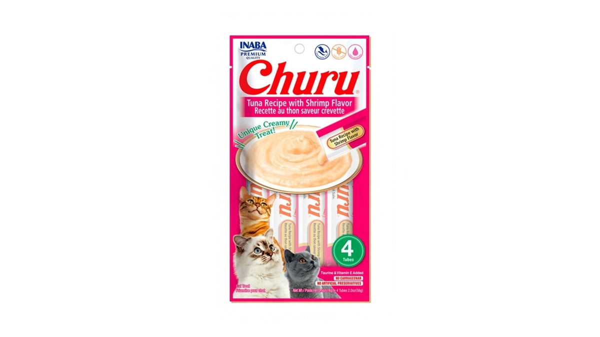 CHURU ATUN CON CAMARONES, 4 UNIDADES.