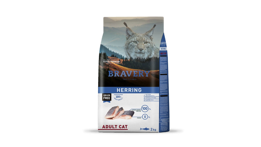 BRAVERY SENIOR HERRING CAT 2 KILOS