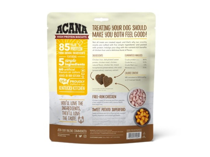 ACANA HIGH-PROTEIN BISCUITS, CRUNCHY CHICKEN LIVER RECIPE - MEDIUM BREEDS