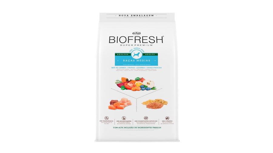BIOFRESH ADULTO, RAZAS MEDIANAS. 3 KILOS.