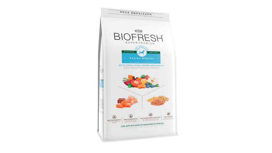 BIOFRESH ADULTO, RAZAS MEDIANAS. 10,1 KILOS.