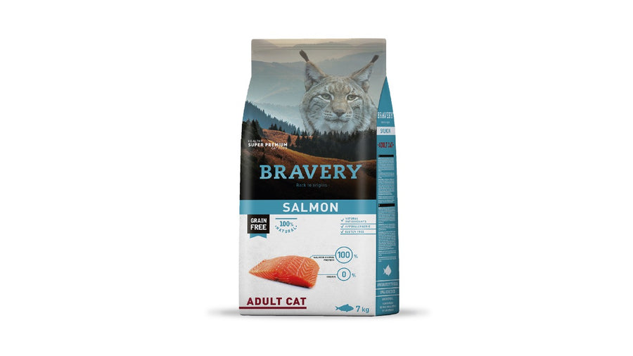 BRAVERY SALMON ADULT CAT 7 KILOS