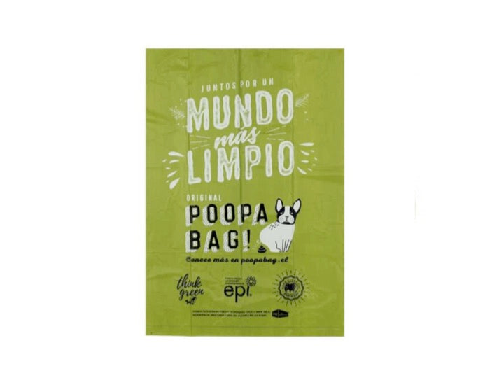 Bolsas Ecologicas, 4 rollos de 15 unidades.