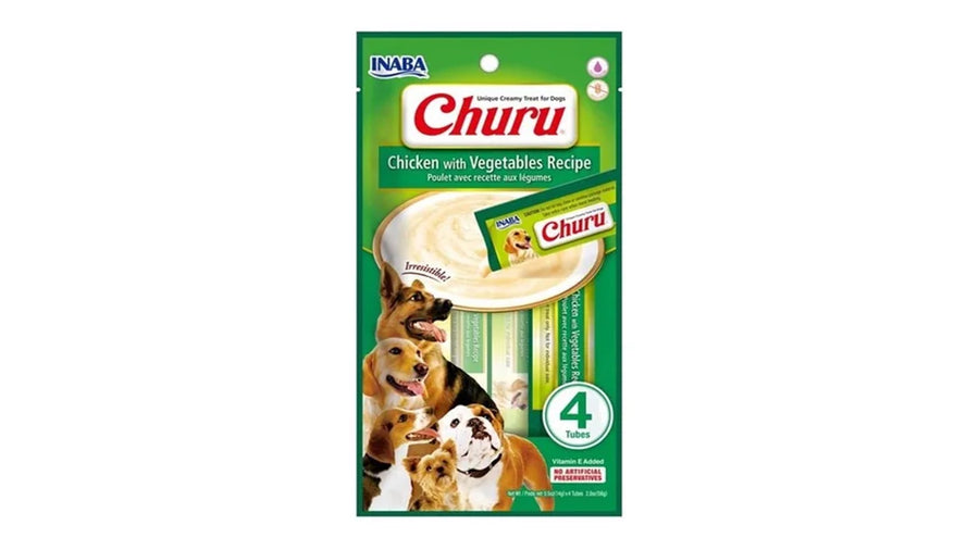 CHURU CHICKEN WITH VEGETABLES RECIPE, 56 GRAMOS.