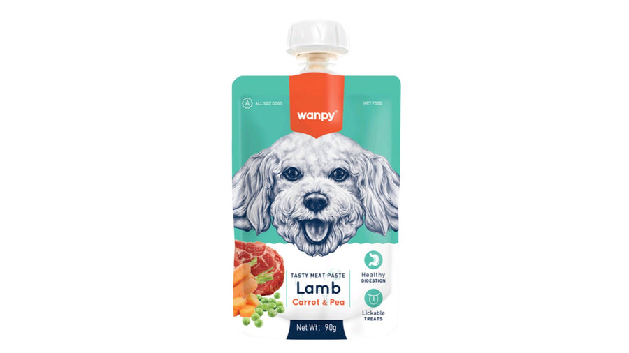 WANPY TASTY MEAT PASTE LAMB. 90 GRAMOS.