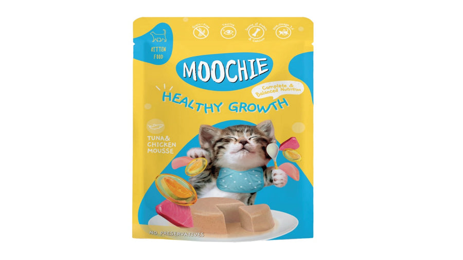 MOOCHIE  HEALTHY GROWTH ( GRAIN FREE ). 70 GR.