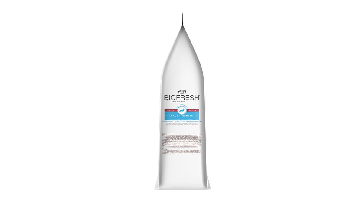BIOFRESH SENIOR, RAZAS MEDIANAS. 3 KILOS.