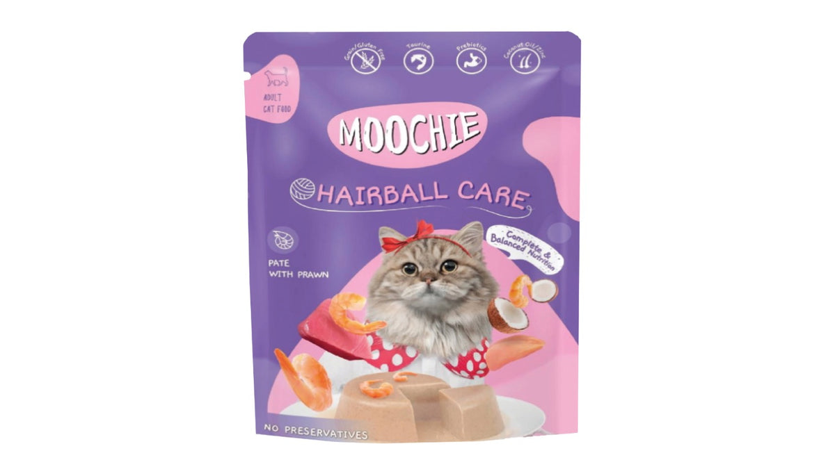 MOOCHIE  HAIRBALL CARE ( GRAIN FREE ). 70 GR.