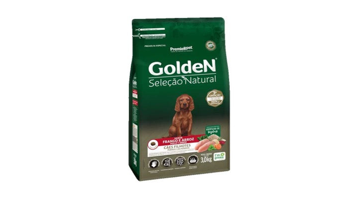 GoldeN® Selección Natural Perros Cachorros Pollo y Arroz. 3 Kilos.