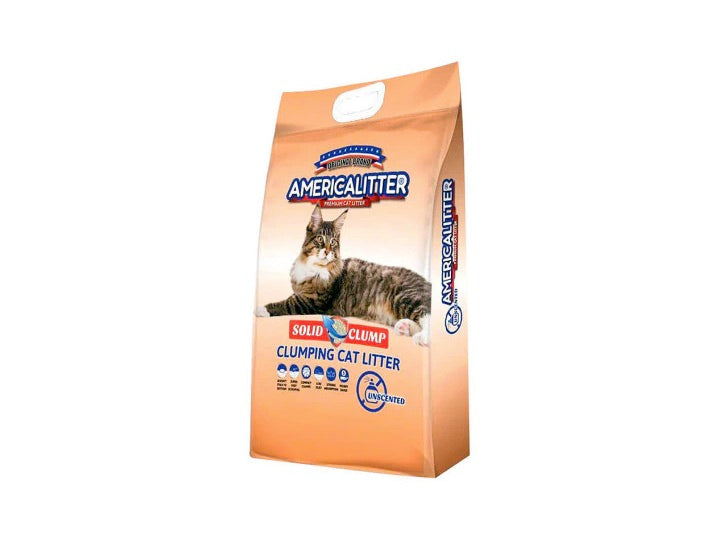AMERICA LITTER SOLID CLUMP. 7 KILOS.