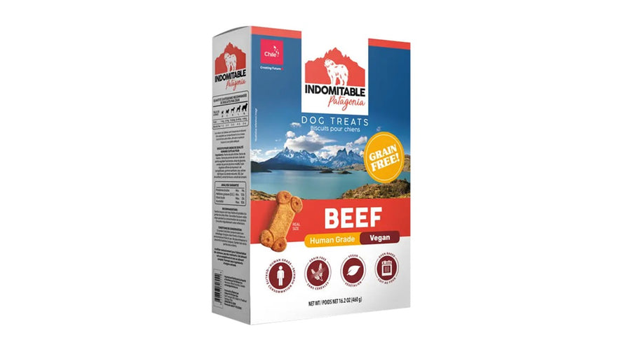 GALLETA INDOMITABLE GRAIN BEEF. 460 GRAMOS.