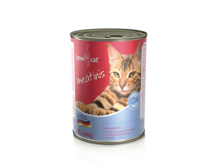 BEWICAT MEATINIS, SALMON. 400 G.