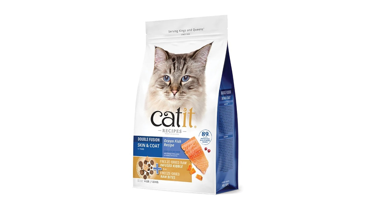 CATIT RECIPES DOUBLE FUSION SKIN &amp; COAT. 4,5 KILOS.