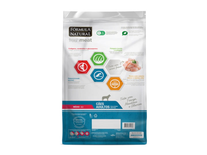 Formula Natural GF. Adulto Razas Medianas. 12 Kilos.