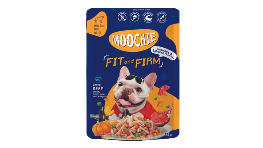 MOOCHIE  FIT AND FIRM ( GRAIN FREE ). 70 GR.