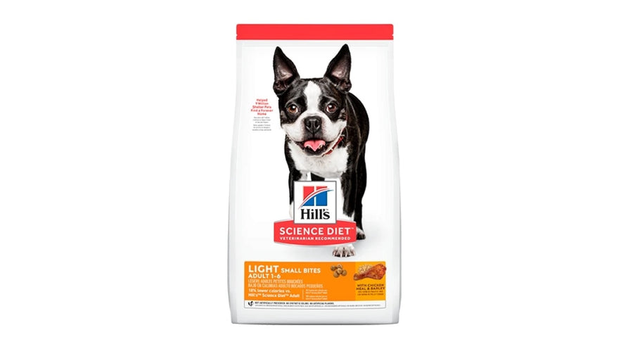 HILLS SCIENCE ADULTO LIGHT, RAZAS PEQUEÑAS. 2,25 KILOS.