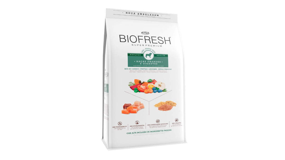 BIOFRESH ADULTO, RAZAS GRANDES Y GIGANTES. 15 KILOS.