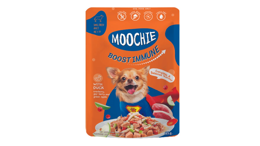 MOOCHIE BOOST IMMUNNE ( GRAIN FREE ). 70 GR.