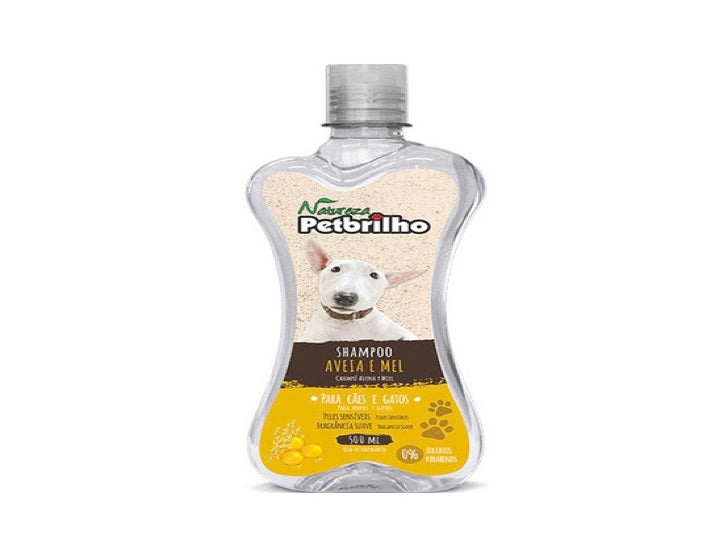 Shampoo Avena con Miel, Petbrilho. Perros y Gatos, 500ml.