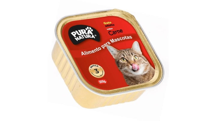 PURA NATURA, ADULTO. SABOR CARNE, 300G.