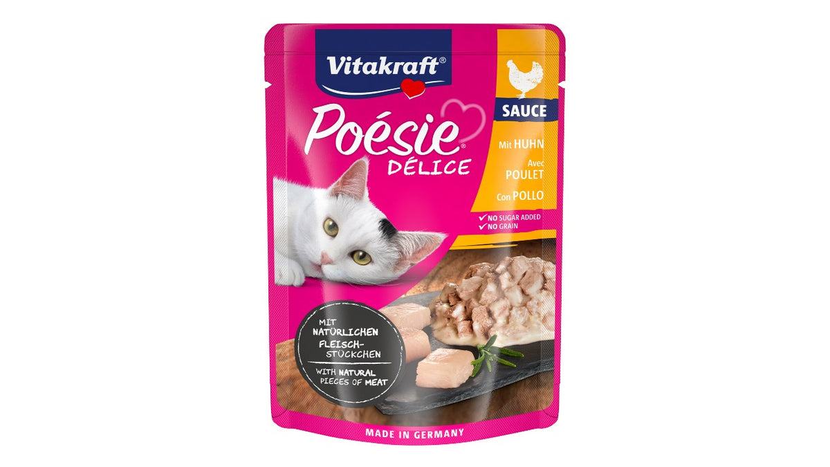 VITAKRAFT POESIE DELICE POLLO. 85 GRAMOS.