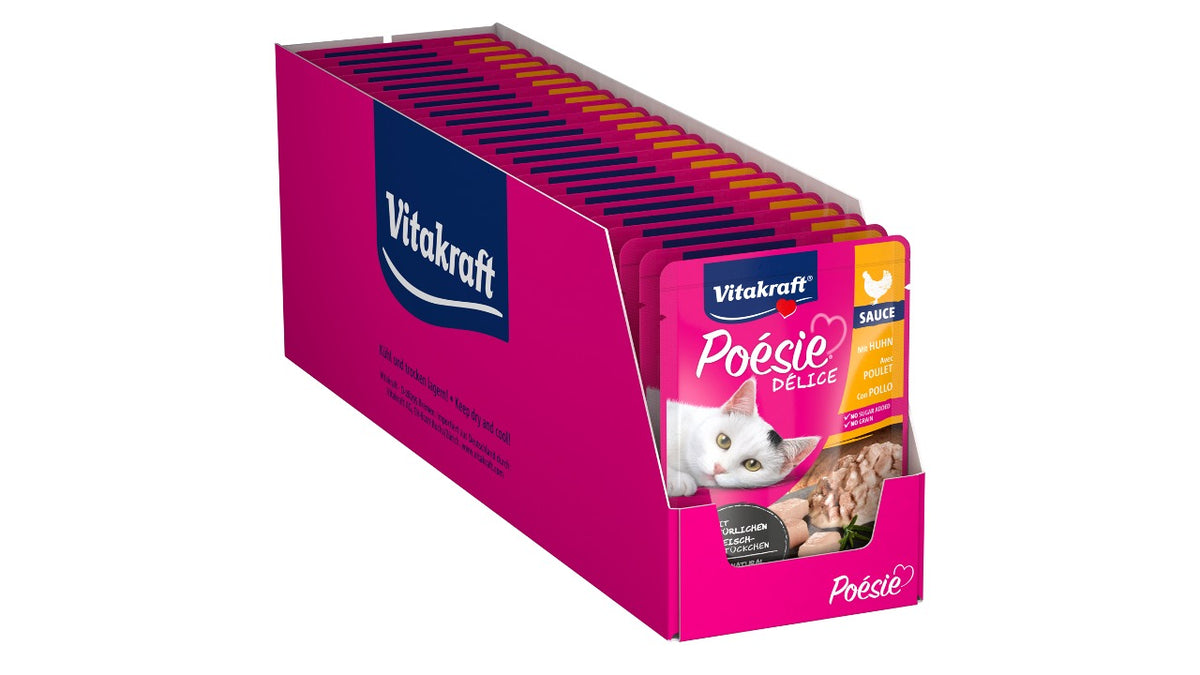 VITAKRAFT POESIE DELICE POLLO. 85 GRAMOS.