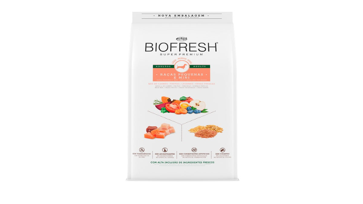 BIOFRESH ADULTO, RAZAS PEQUEÑAS Y MINI. 10,1 KILOS.