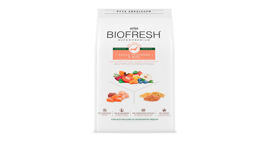 BIOFRESH ADULTO, RAZAS PEQUEÑAS Y MINI. 3 KILOS.