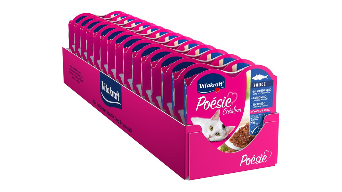 VITAKRAFT POESIE CREATION PESCADO. 85 GRAMOS.