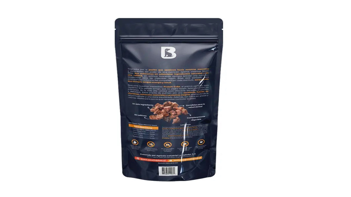 Cubos de Proteina de Vacuno. 50 Gramos.