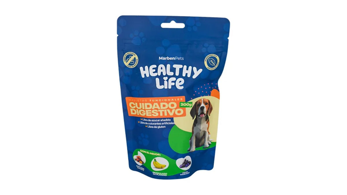 Galletas Libre De Granos, Healthy Life. Cuidado Digestivo 200g.
