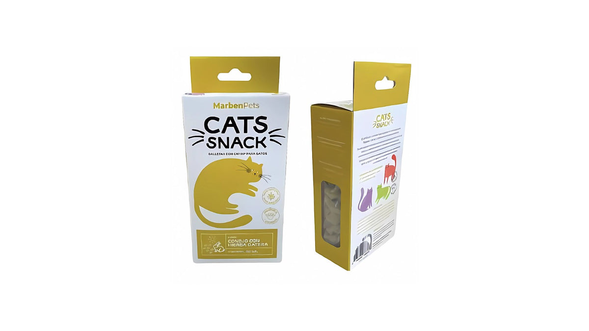 GALLETAS CATS SNACK. CONEJO CON HIERBA GATERA.