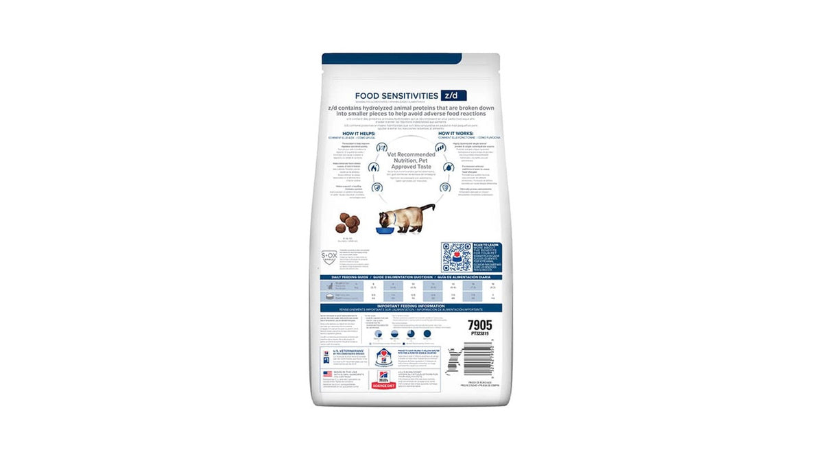 HILLS FOOD SENSITIVITIES Z/D. 1,8 KILOS.