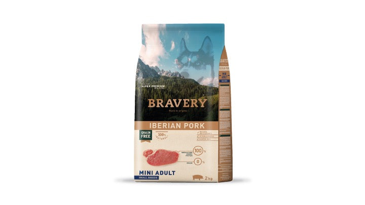 BRAVERY IBERIAN PORK MINI ADULT SMALL BREEDS 2 KG