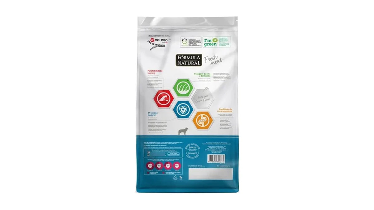 FORMULA NATURAL, SENIOR MEDIANOS Y GRANDES. 2,5 KILOS.