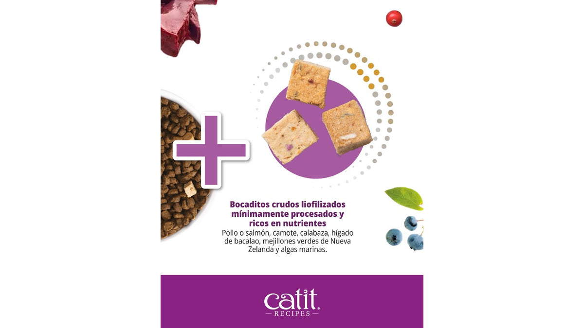 CATIT RECIPES DOUBLE FUSION INDOOR. 4,5 KILOS.