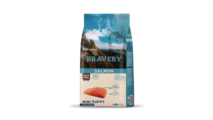 BRAVERY SALMON MINI PUPPY SMALL BREEDS 7 KG