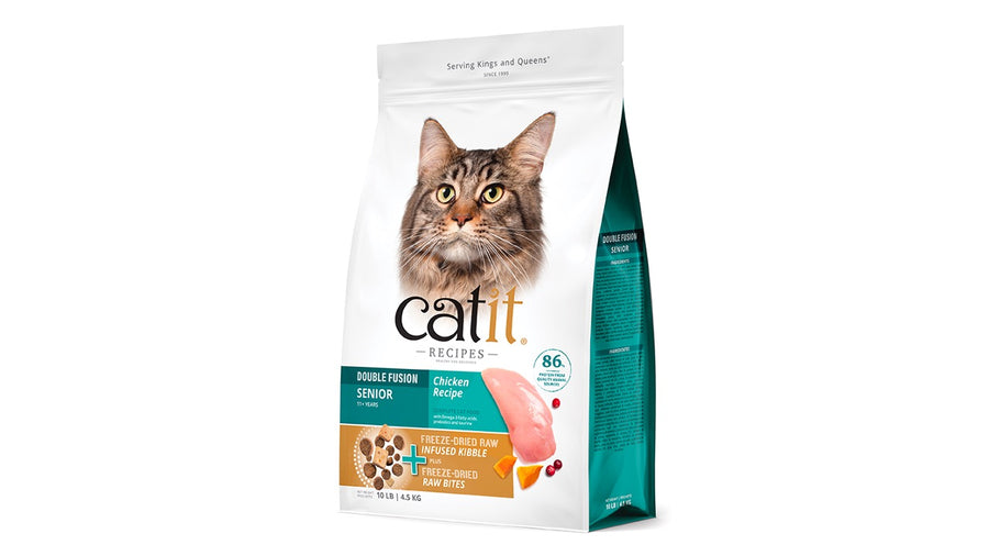CATIT RECIPES DOUBLE FUSION SENIOR. 1,8 KILOS.