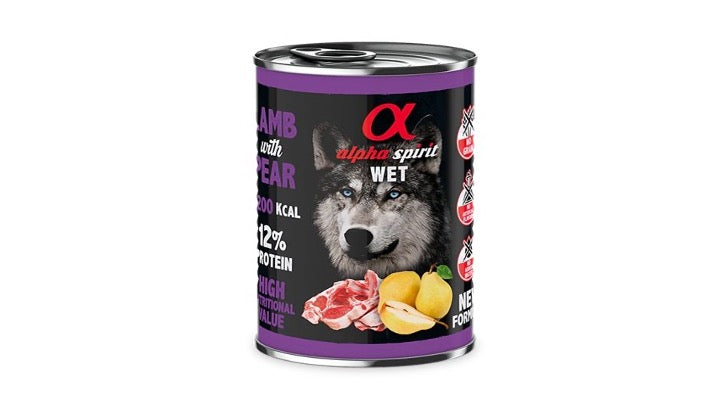 ALPHA SPIRIT, CORDERO CON PERA. 400G.