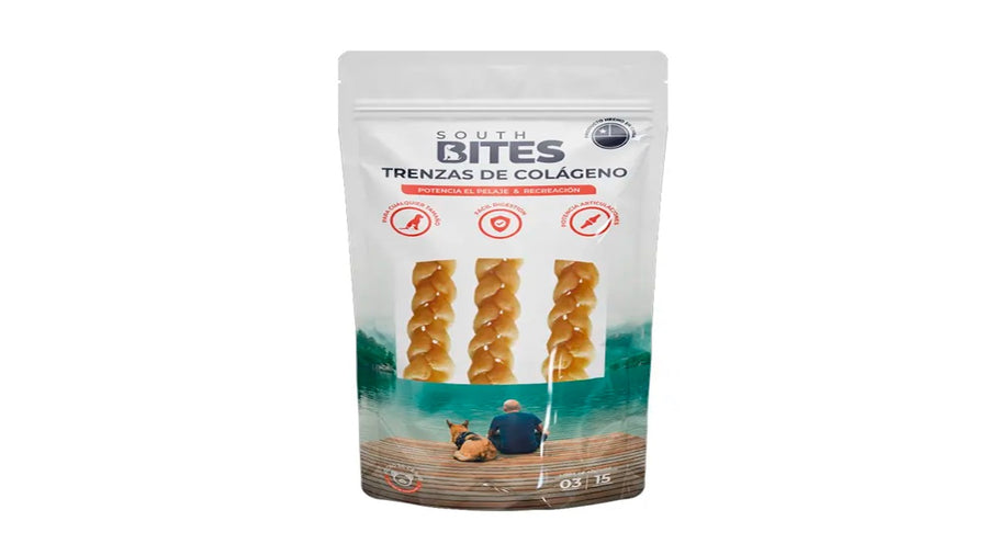 Trenzas de Colágeno.  3 Unidades.
