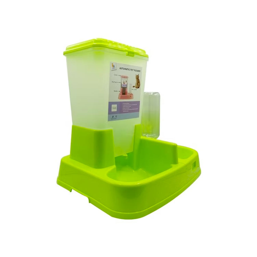 Plato dispensador de agua y comida